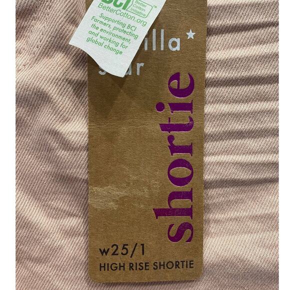 Vanilla Star High Rise Shortie Pink Shorts W25/1 - Picture 4 of 6